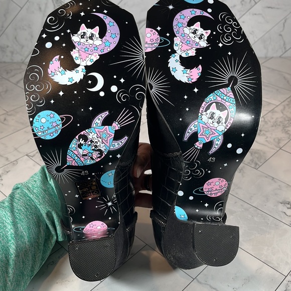 Irregular Choice Womens Shoes Heels Pumps Designer HARD WORKER BLACK 12M EU 43 - Picture 10 of 10